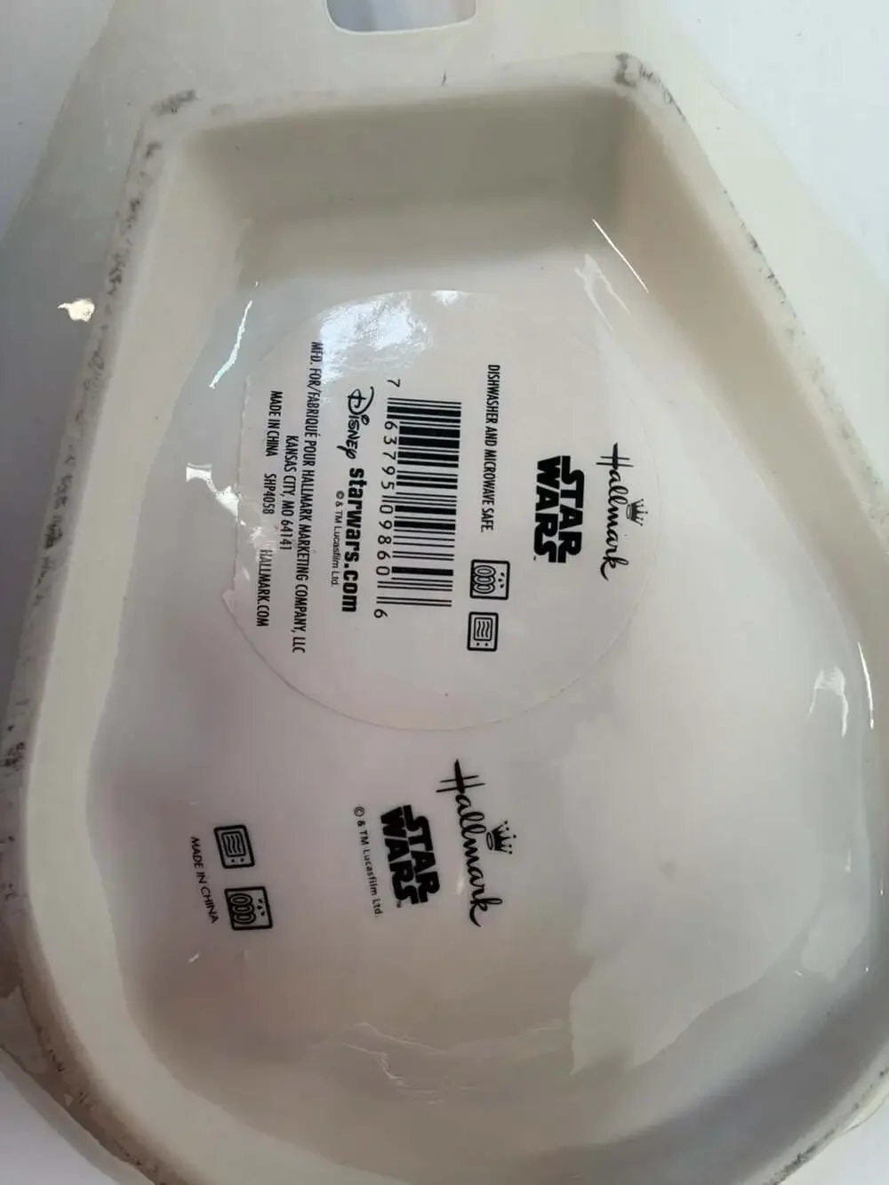Hallmark Star Wars Millennium Falcon Ceramic Serving Platter